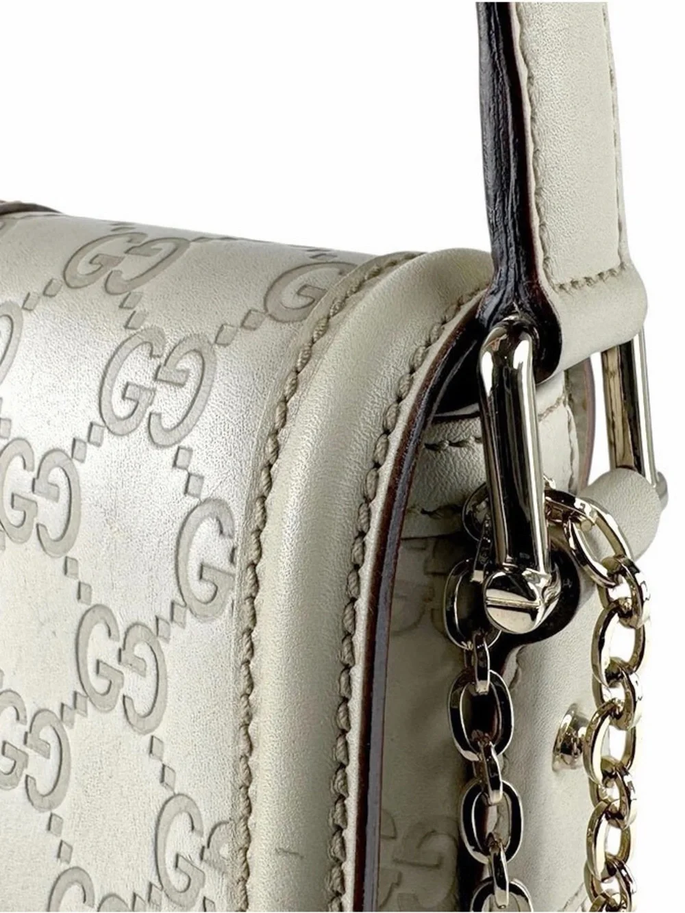 Gucci Guccissima Leather Shoulder Bag - Picture 7 of 11